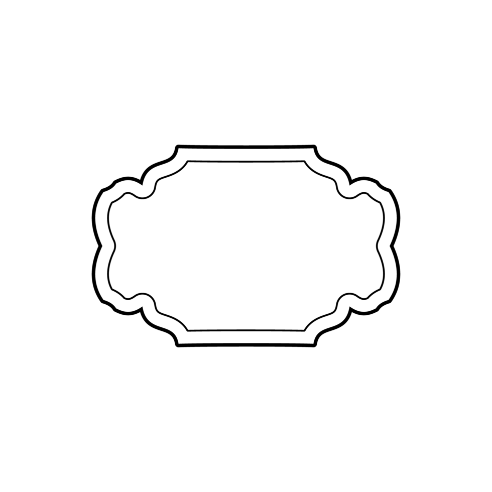 vintage label icon png transparent