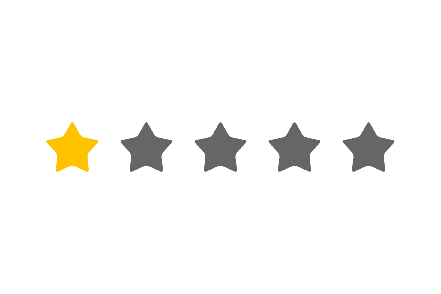 5 star rating review, star png transparent 9663129 PNG