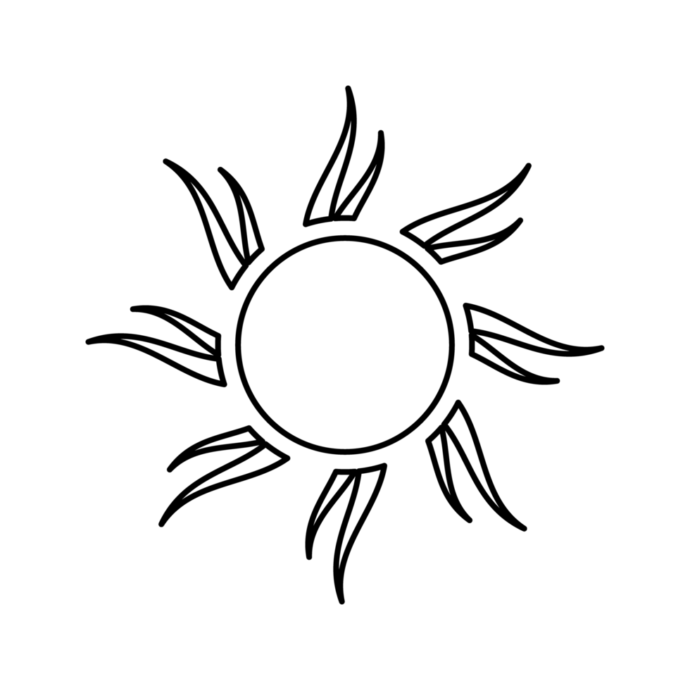sun, sun ray icon png transparent