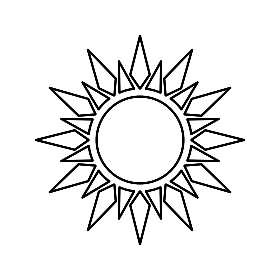 sun, sun ray icon png transparent 9663235 PNG