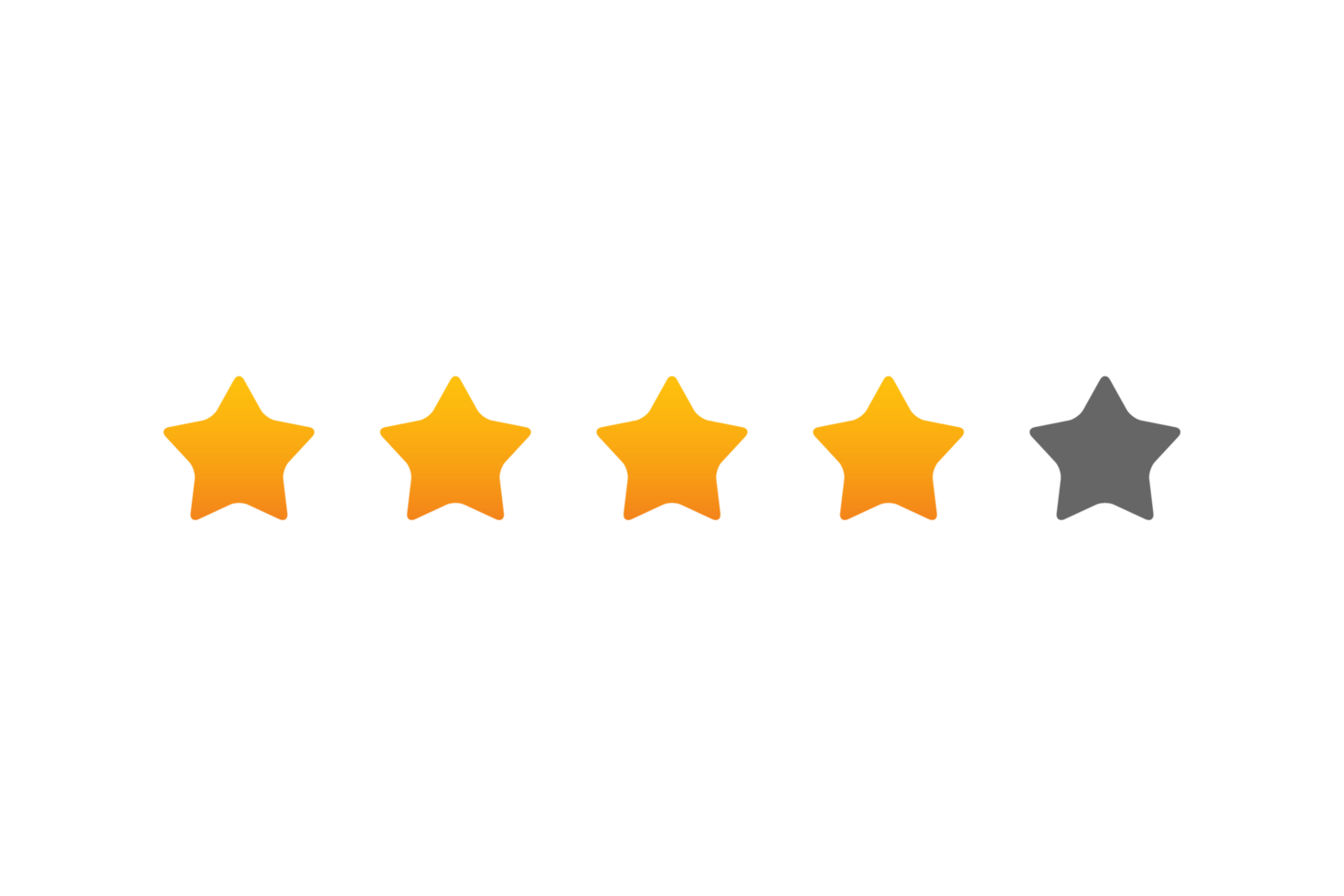 5 star rating review, star png transparent