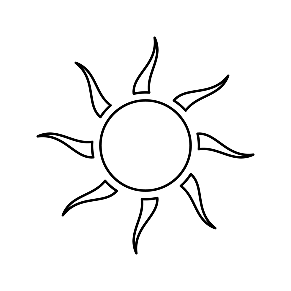 sun, sun ray icon png transparent