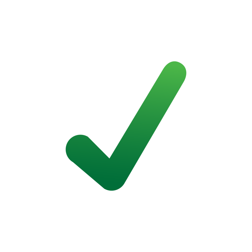 Tick icon png transparent