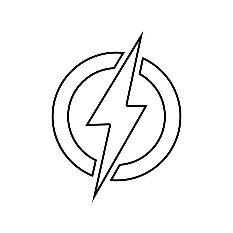 thunder icon png transparent