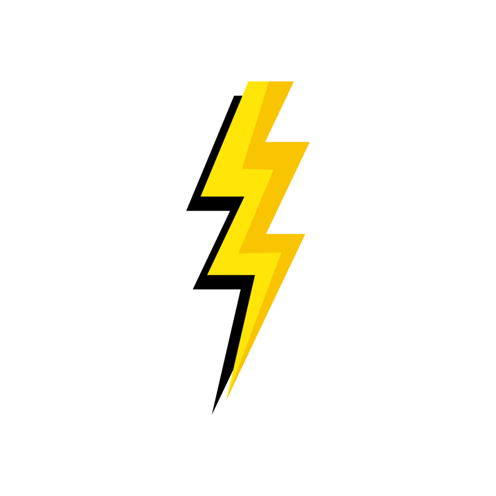 thunder icon png transparent