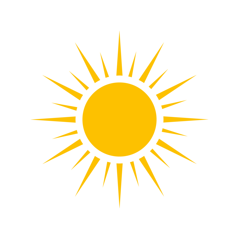 sun, sun ray icon png transparent