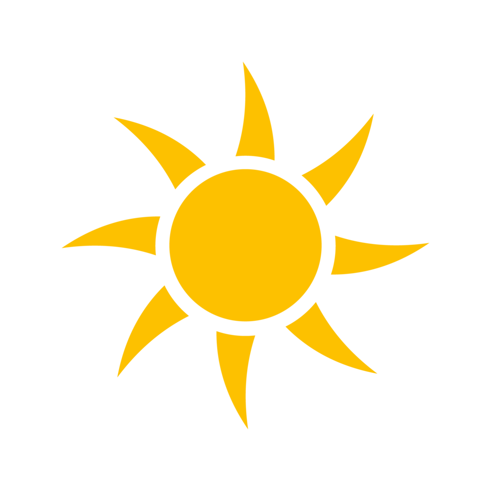 Sonne, Sonnenstrahl-Symbol png transparent