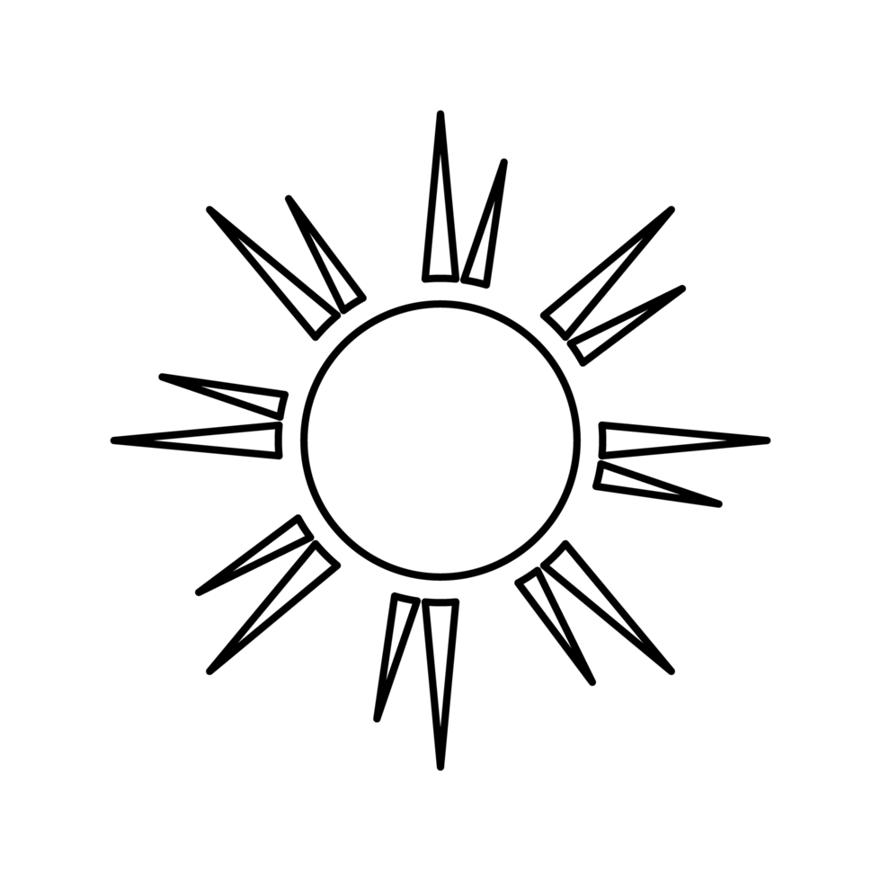 sun, sun ray icon png transparent