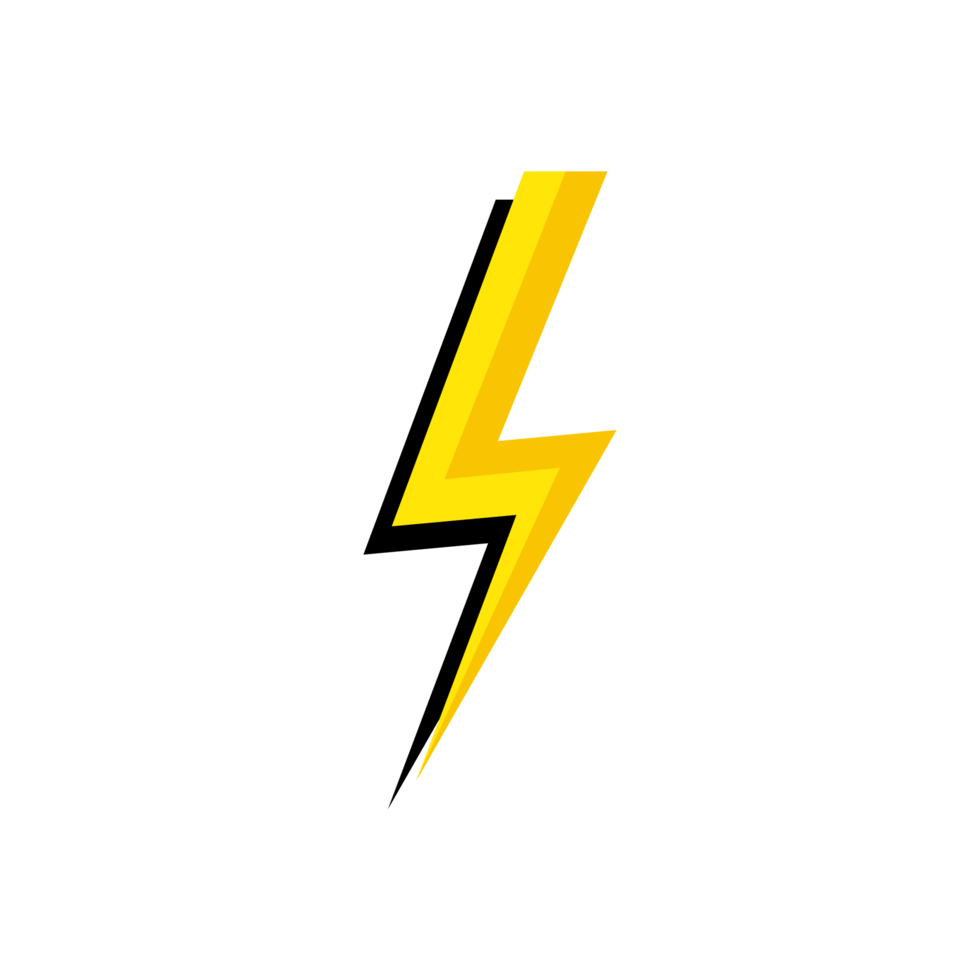 thunder icon png transparent