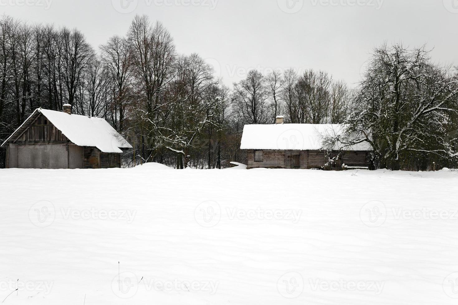 old wooden house photo