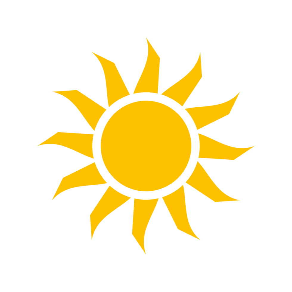 sun, sun ray icon png transparent