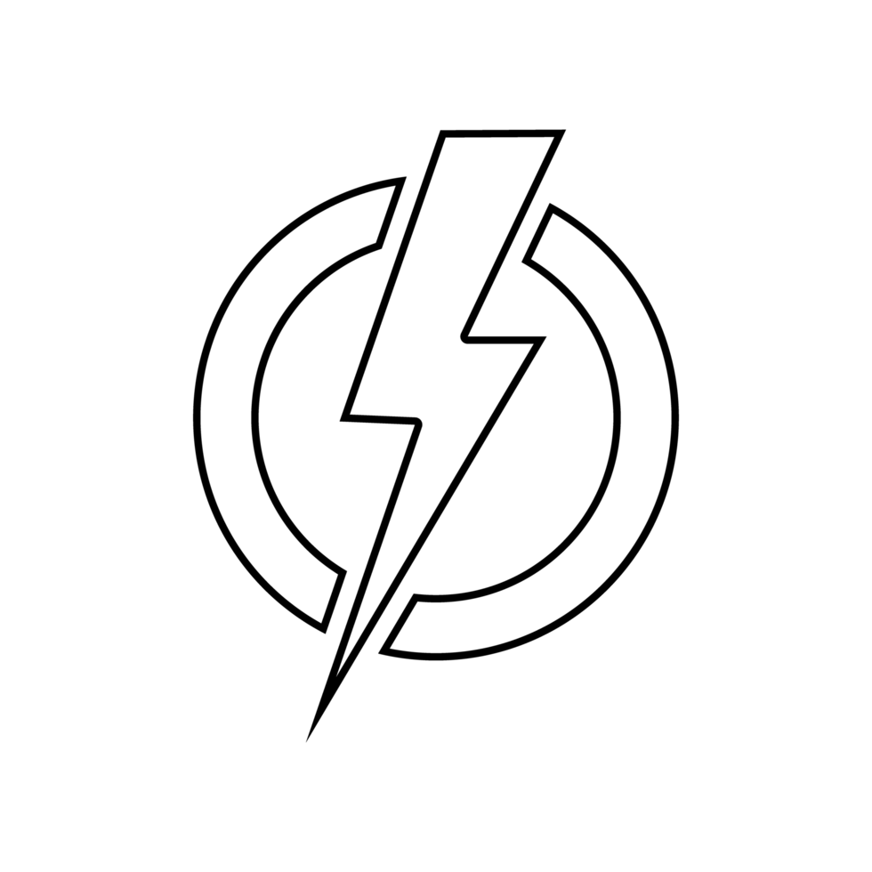 thunder icon png transparent