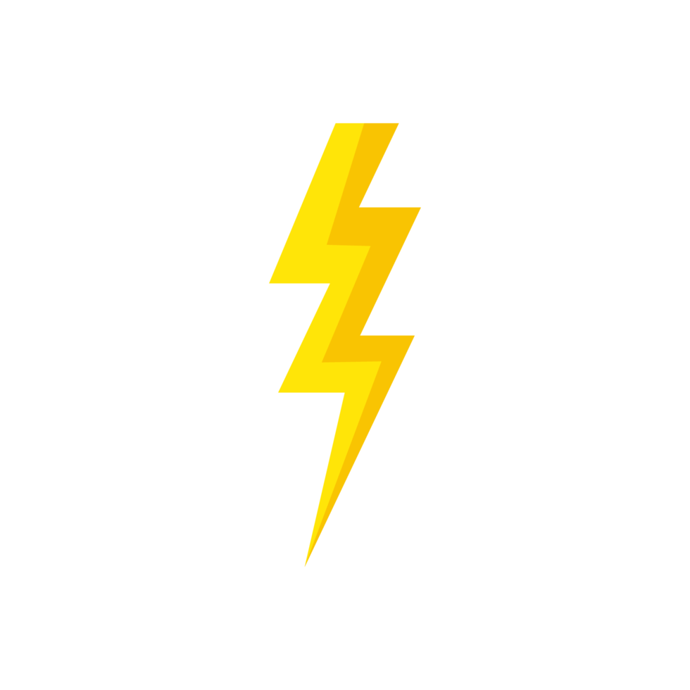 thunder icon png transparent