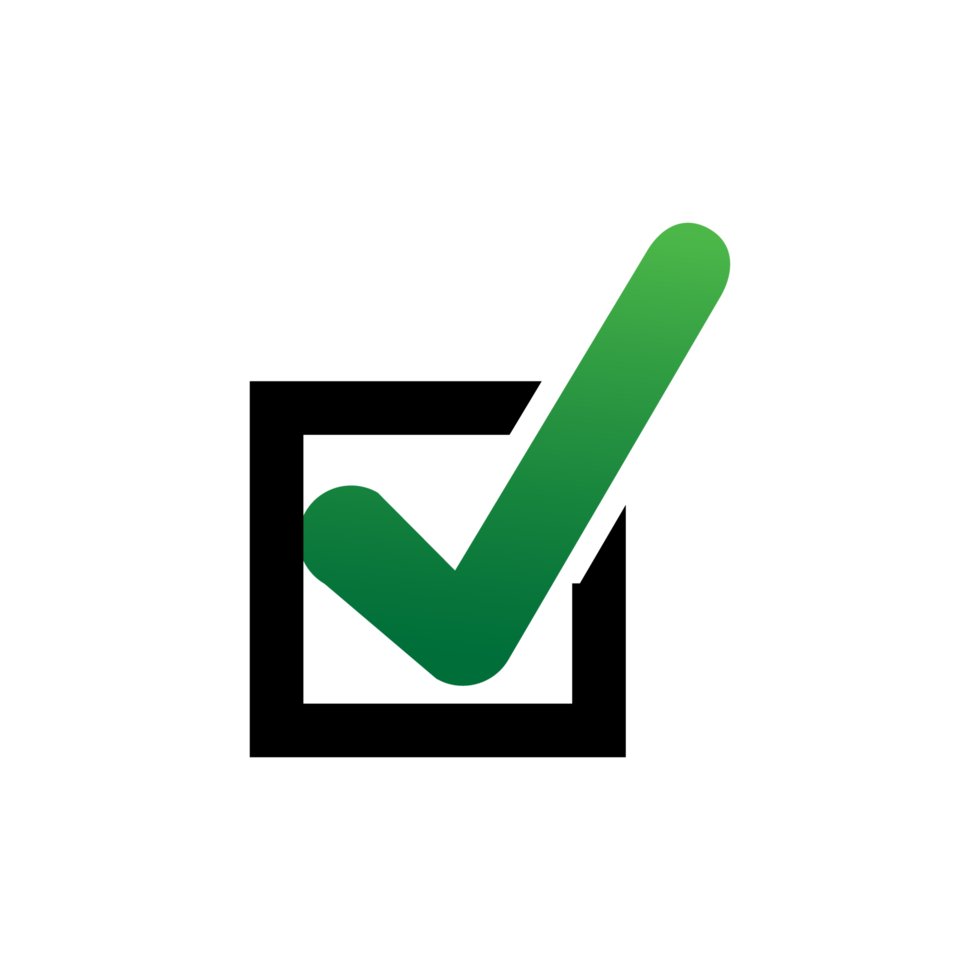 Tick icon png transparent