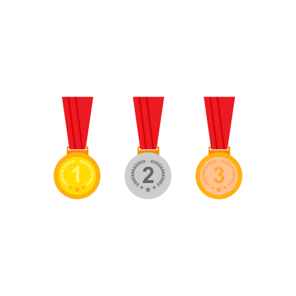 medalha, prêmio png transparente