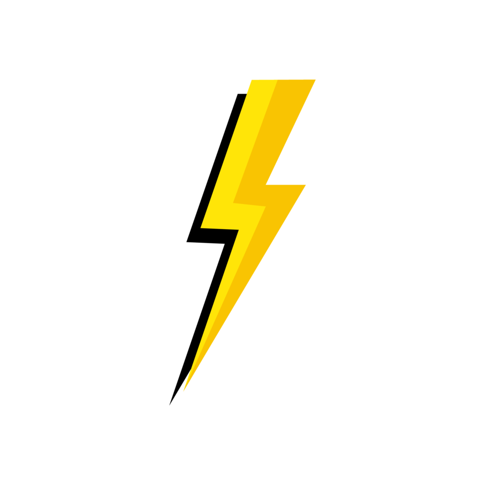 thunder icon png transparent