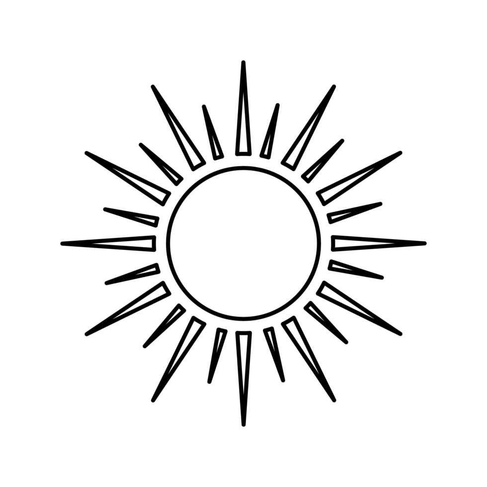 sun, sun ray icon png transparent 9664306 PNG