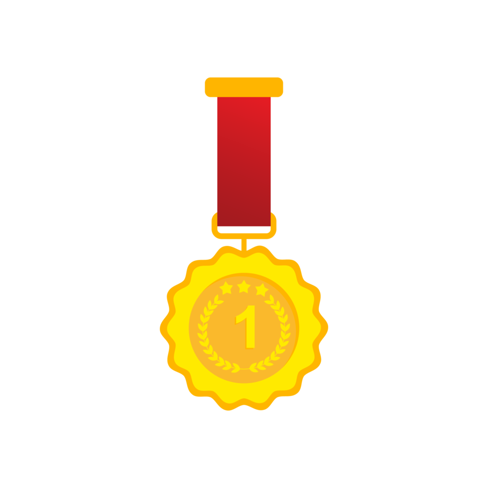 medalla, premio png transparente