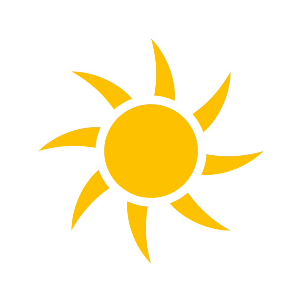 sun, sun ray icon png transparent