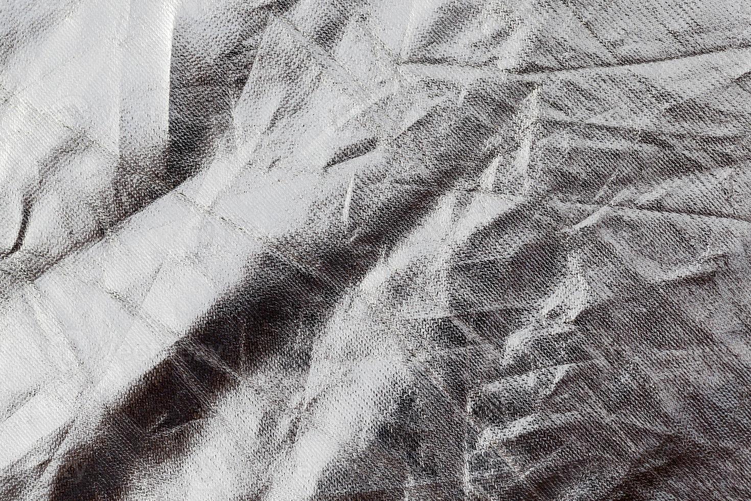 background of crumpled material photo