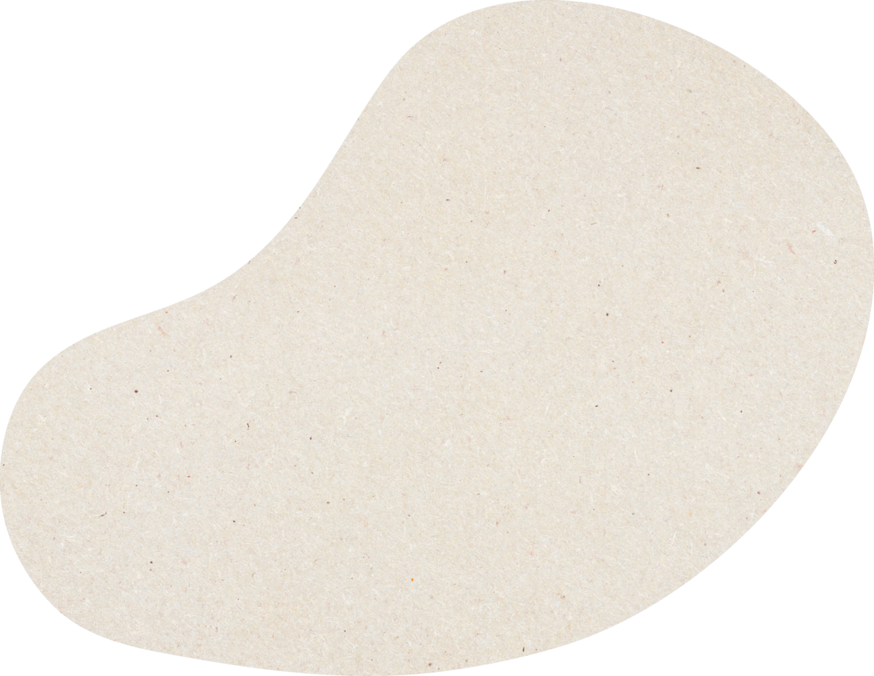 organische Blob-Formen mit Papierstruktur, beige organische Formen png