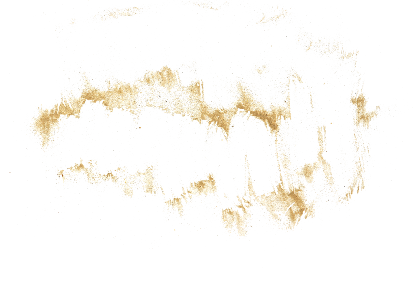 pile desert sand explosion on transparent background png file