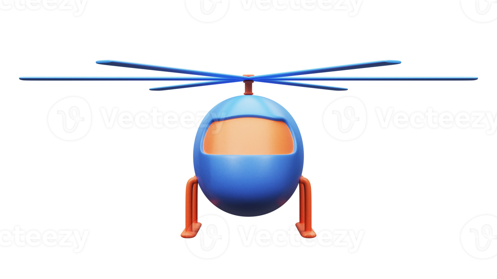 Helicóptero render 3d png