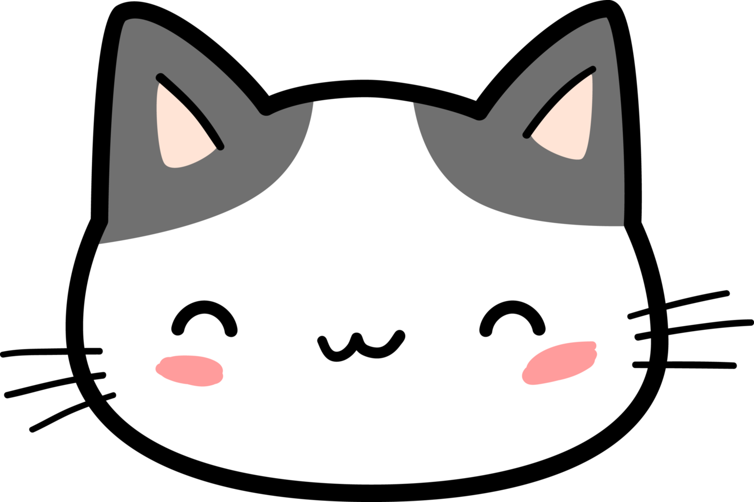 Cat symbol icon. Free download transparent .PNG