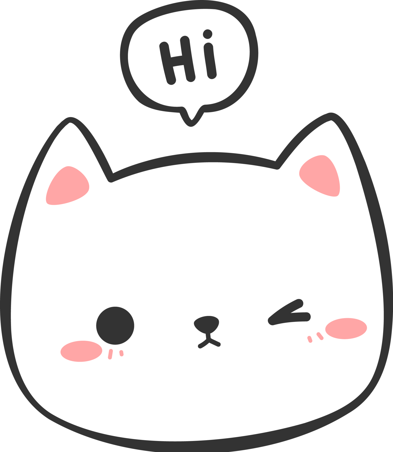 Peach Cat Sticker - Peach Cat Cute - Discover & Share GIFs