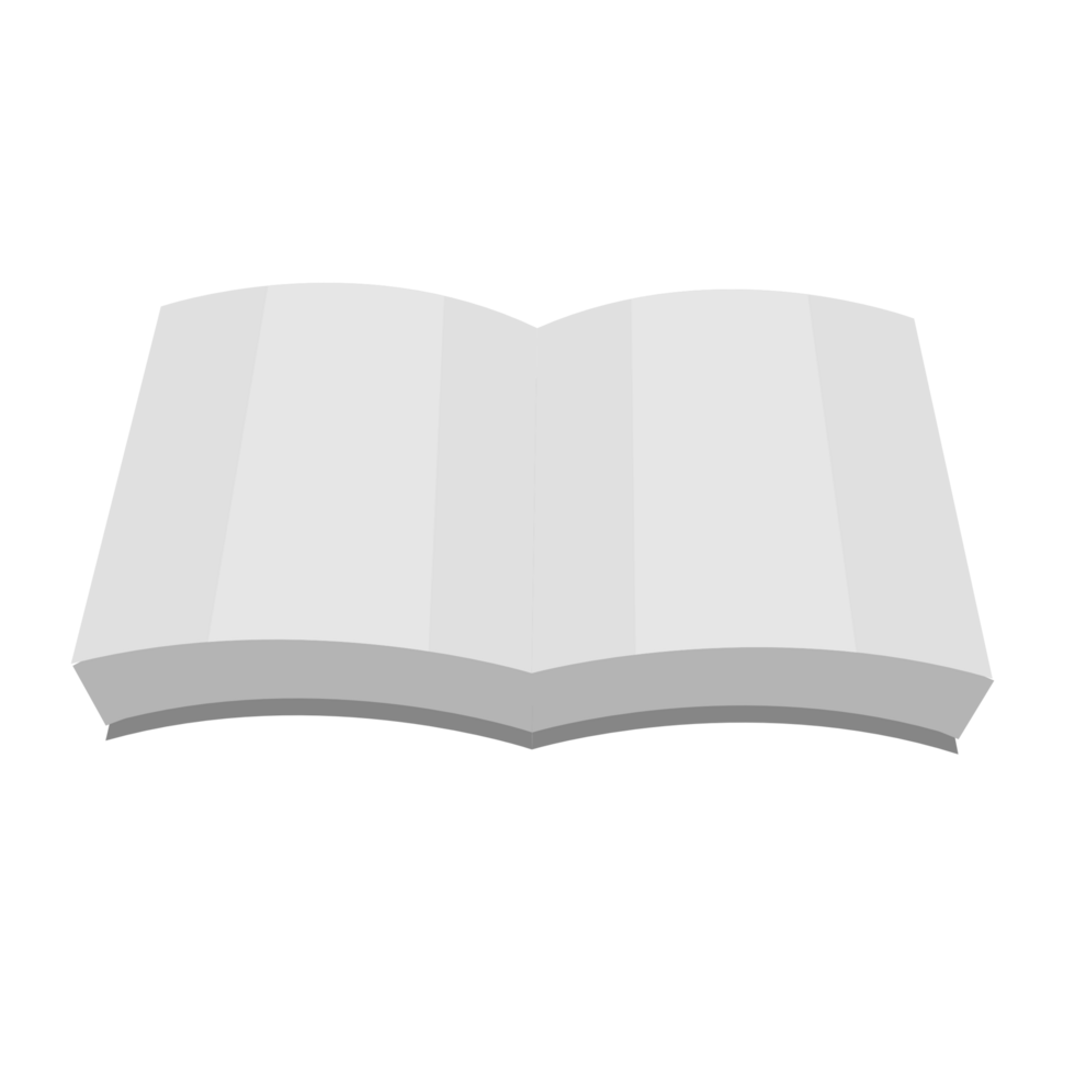 white book pages png file