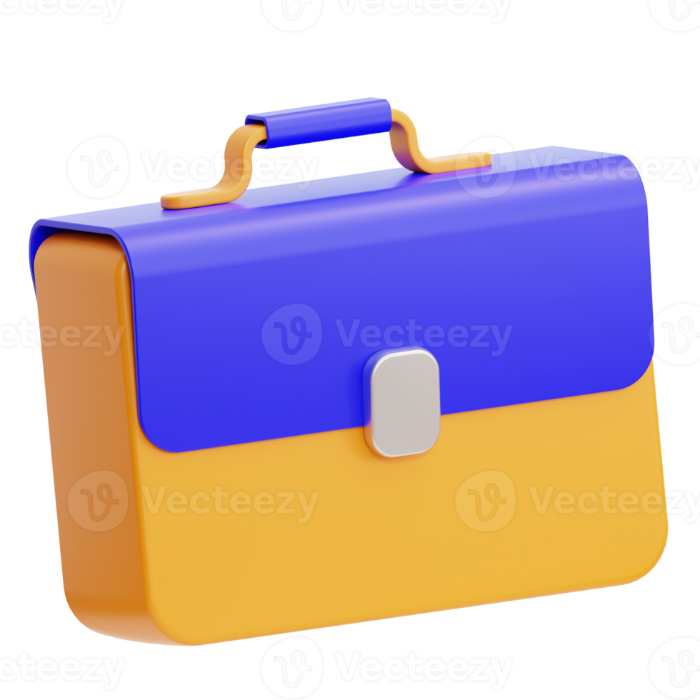 suitcase illustration 3d png