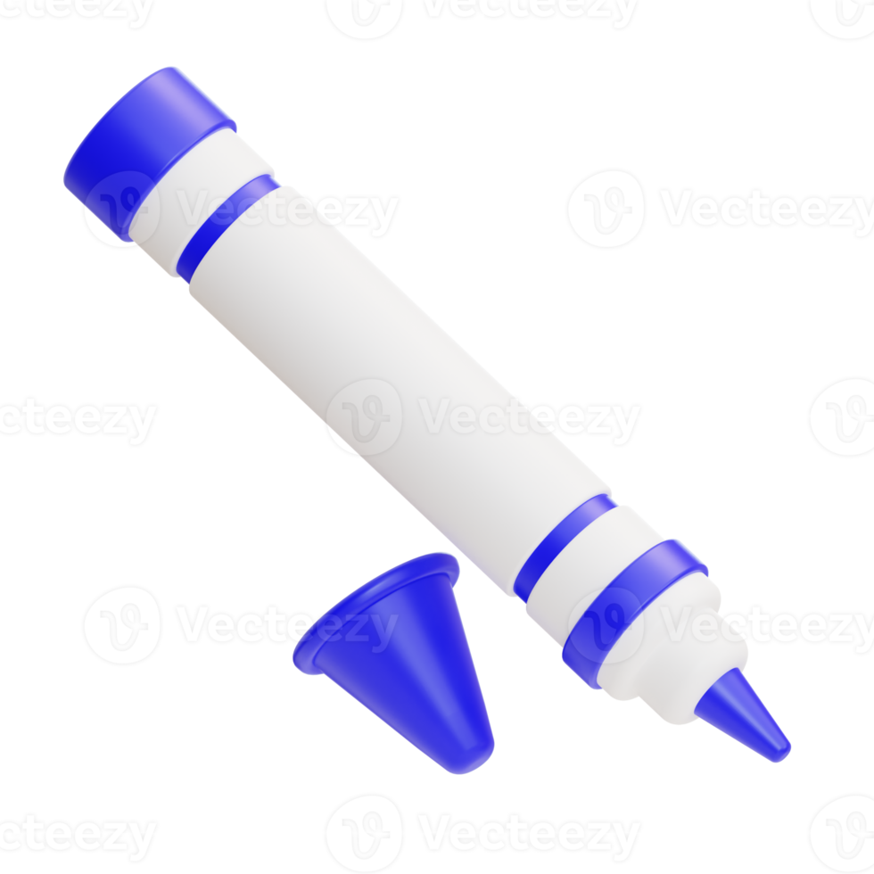 marker illustration 3d png