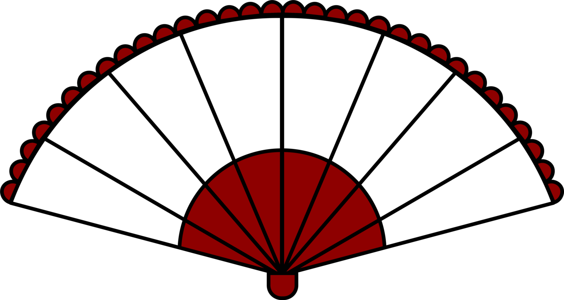 clipart hand fan