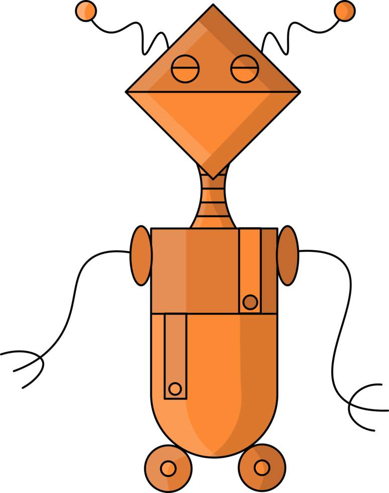 illustrazione di clipart di robot png