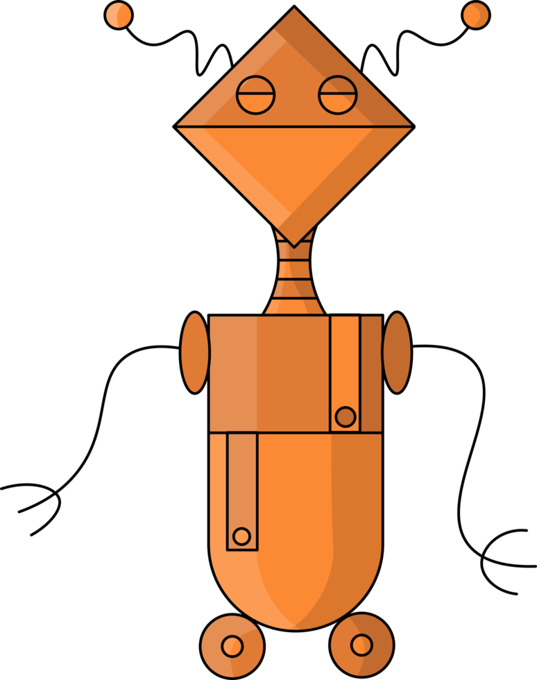 robot clipart illustratie png