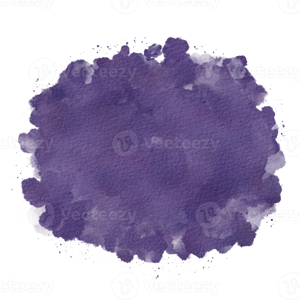 Purple Splash Watercolor Paint 9665657 PNG