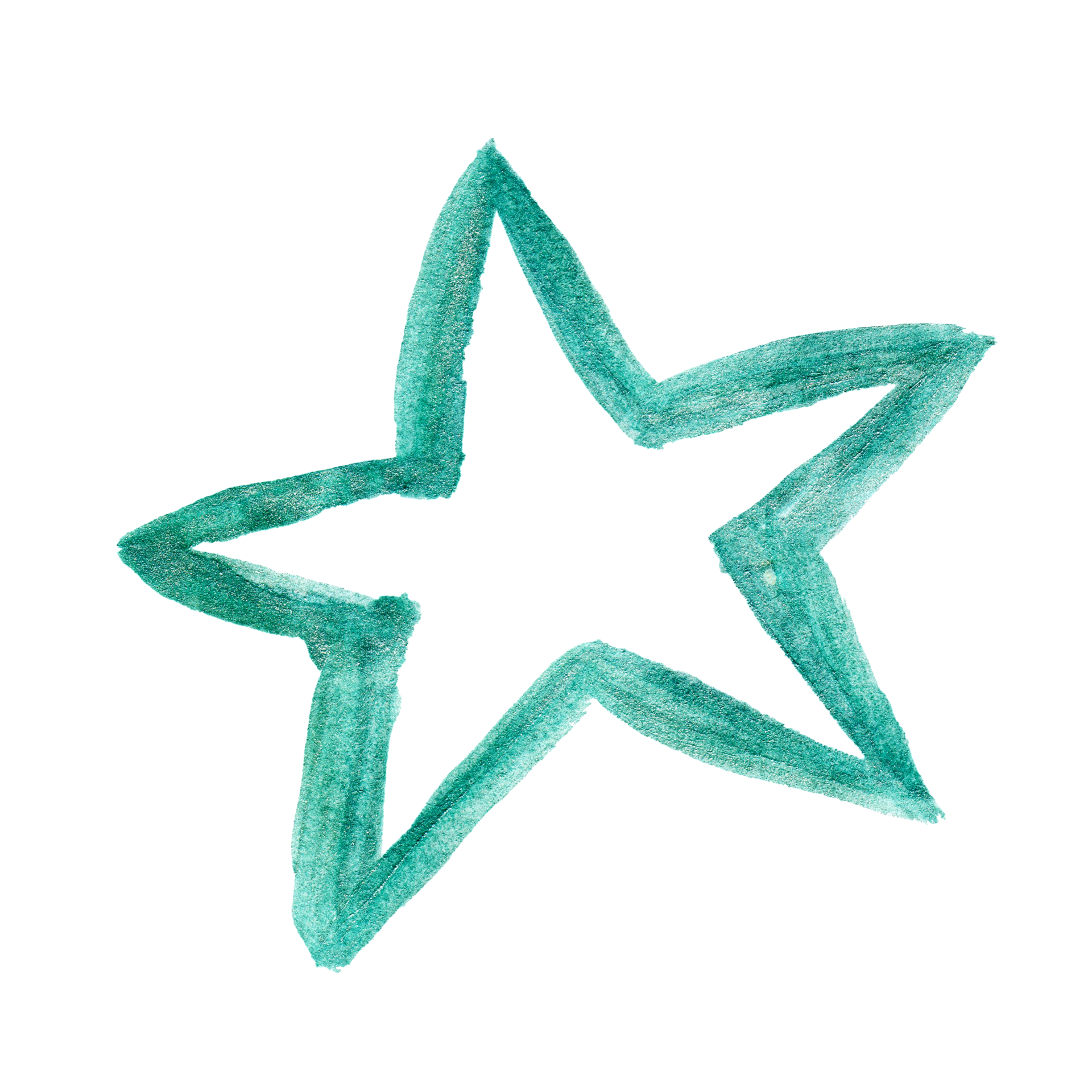 Watercolor star. Hand drawn star shape 9665681 PNG