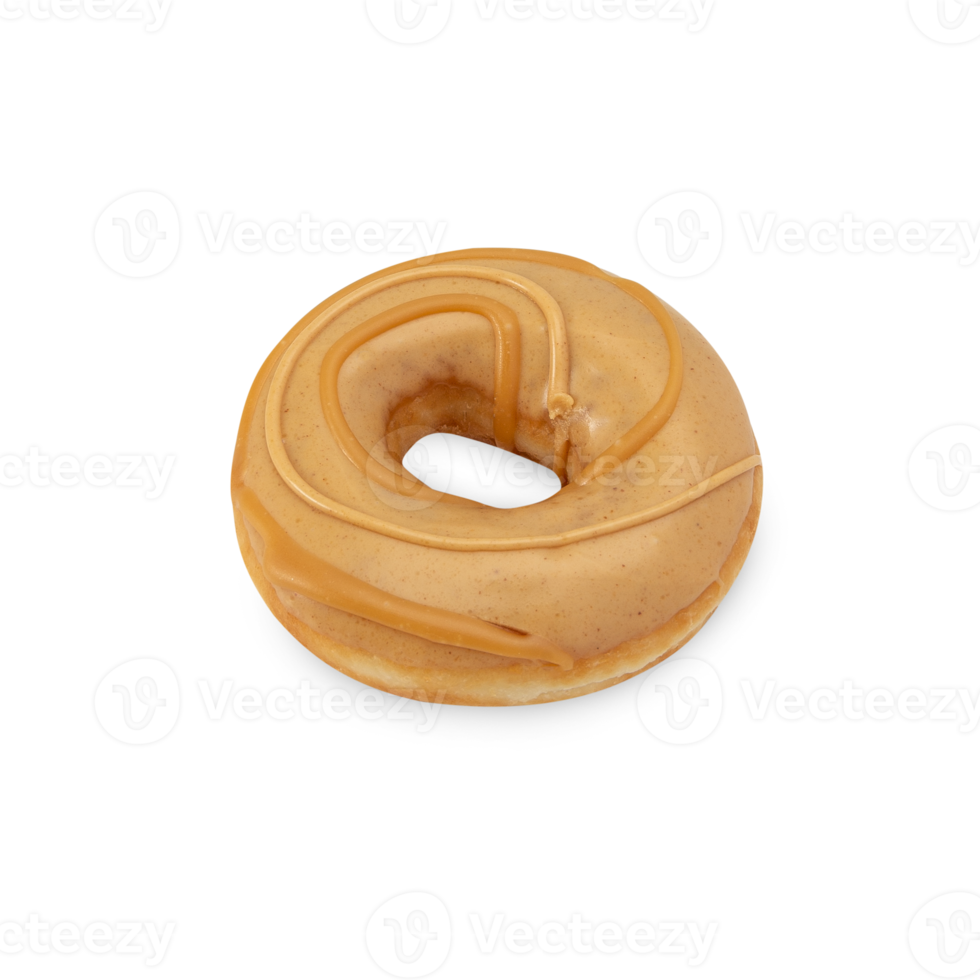 Peanut butter donut cutout, Png file