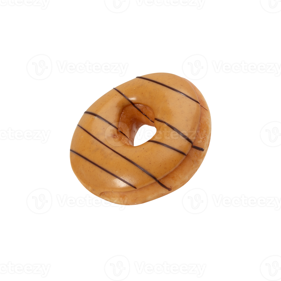 recorte de donut de mantequilla de maní, archivo png