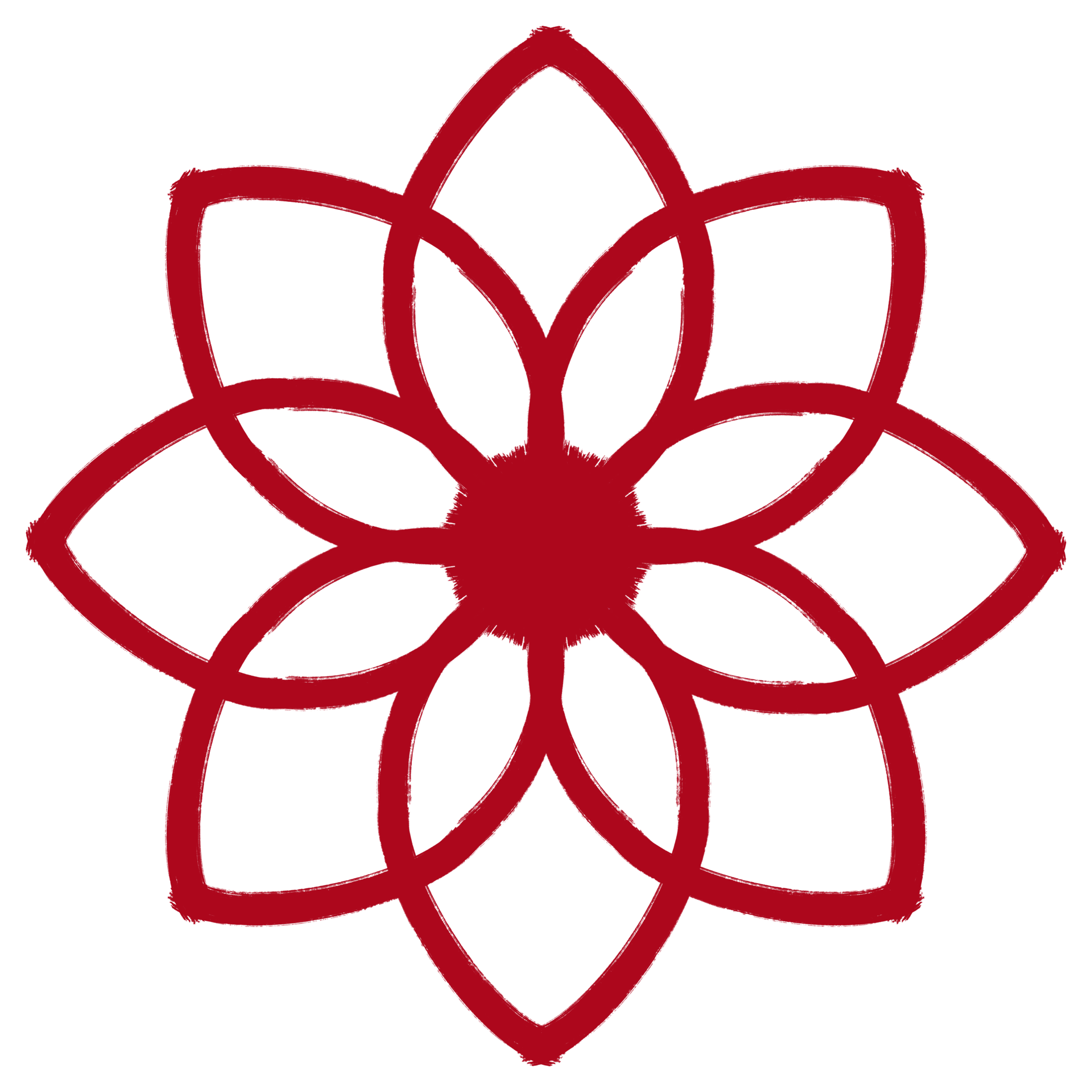 red flower icon 9665776 PNG