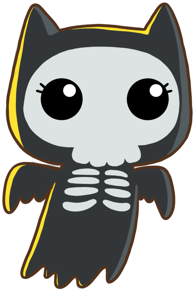 cute cartoon cat halloween character ghost png