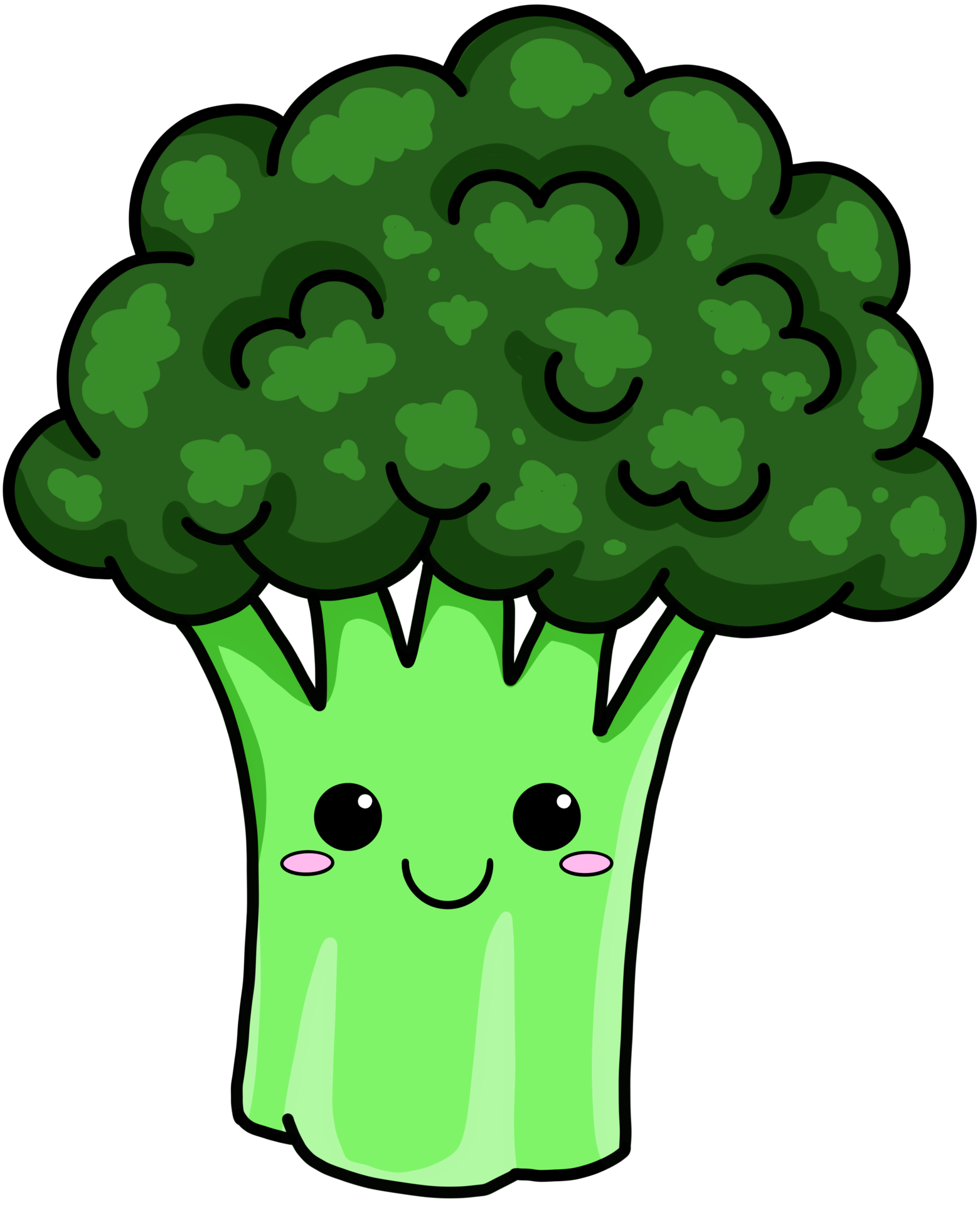 Clipart Vegetal Alguns Vegetais De Desenho Animado Como Brócolis E