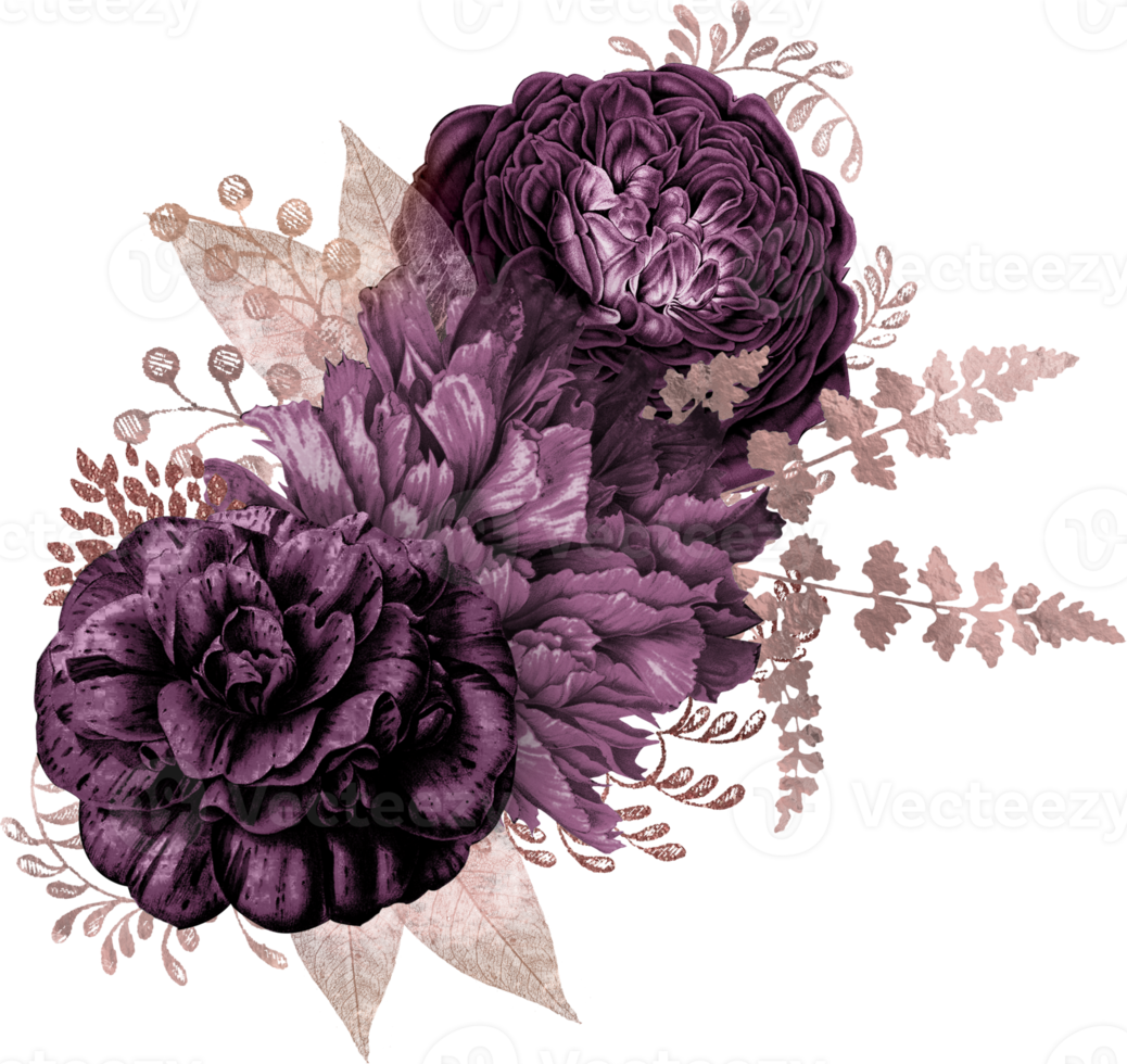 Watercolor Floral Bouquet png