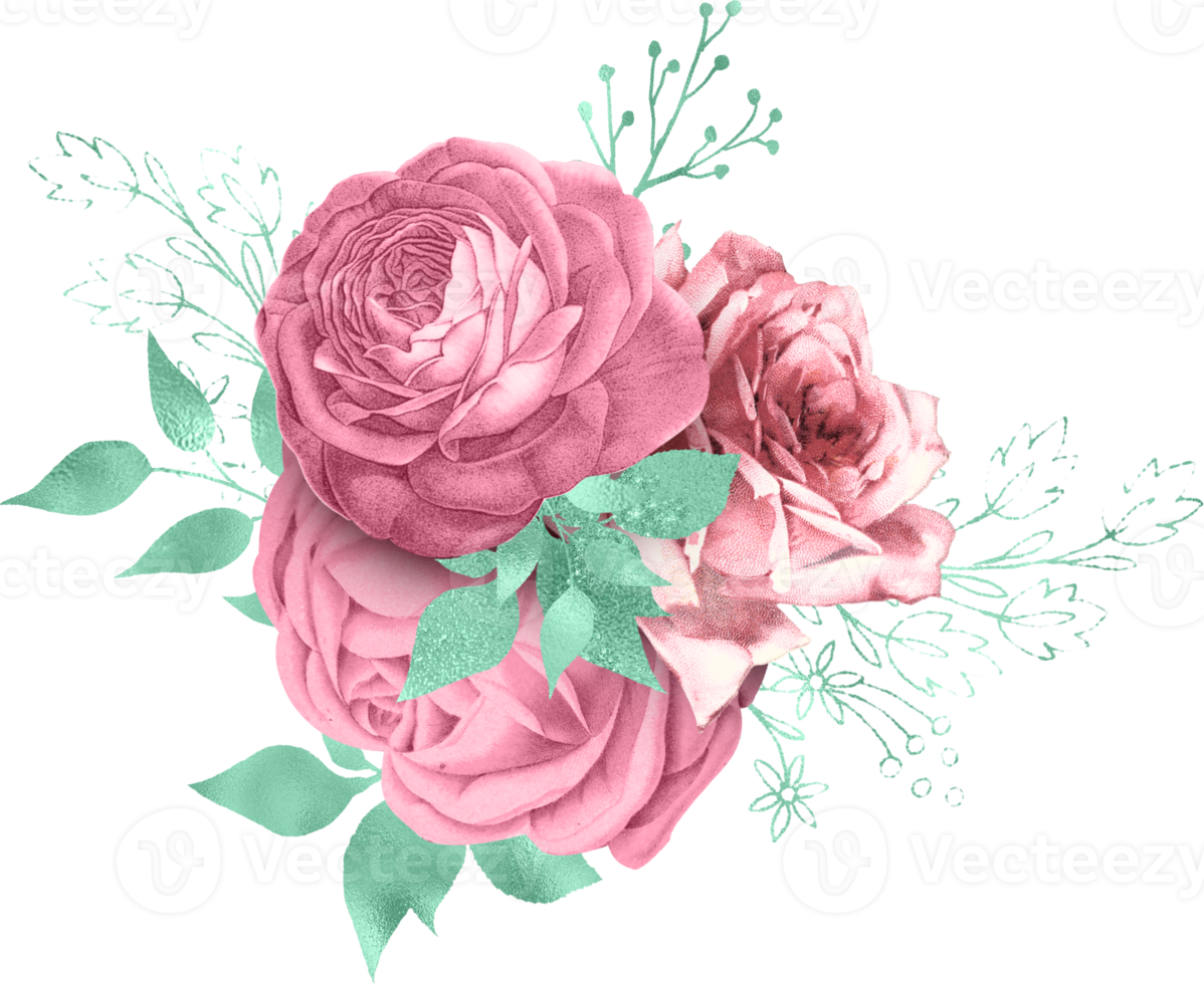Watercolor Floral Bouquet png