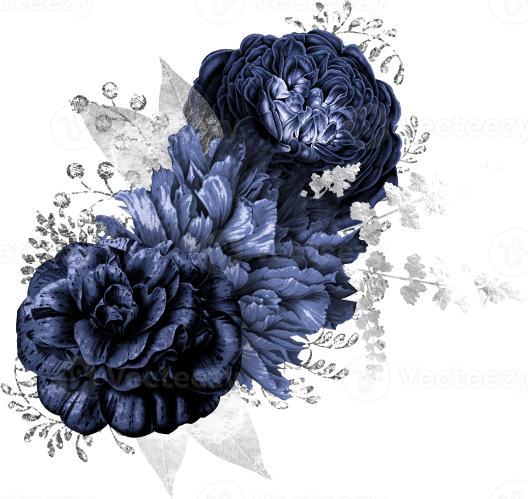 bouquet floral aquarelle png