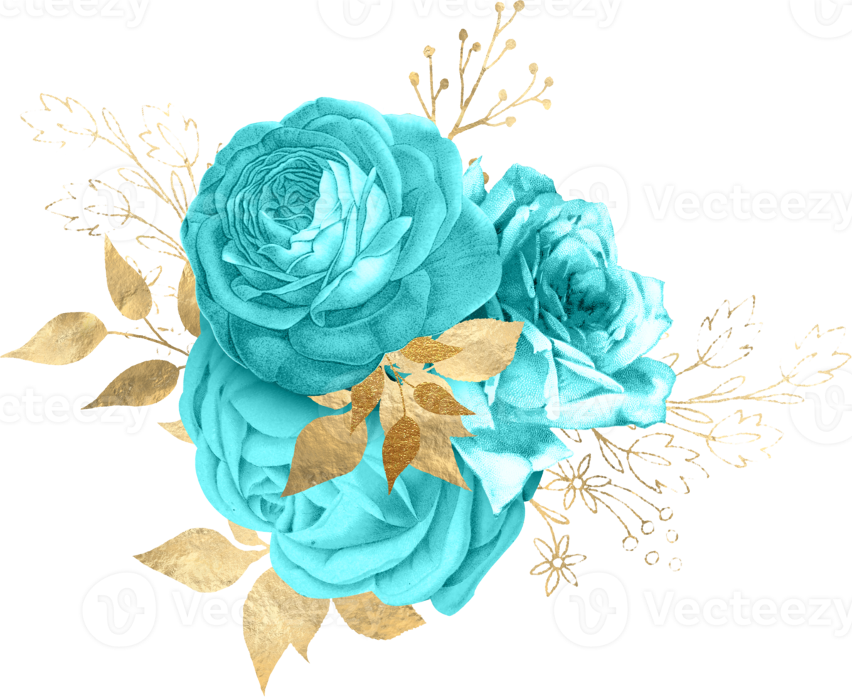 bouquet floreale ad acquerello png