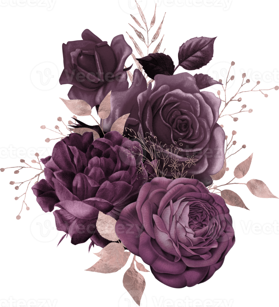 Watercolor Floral Bouquet png