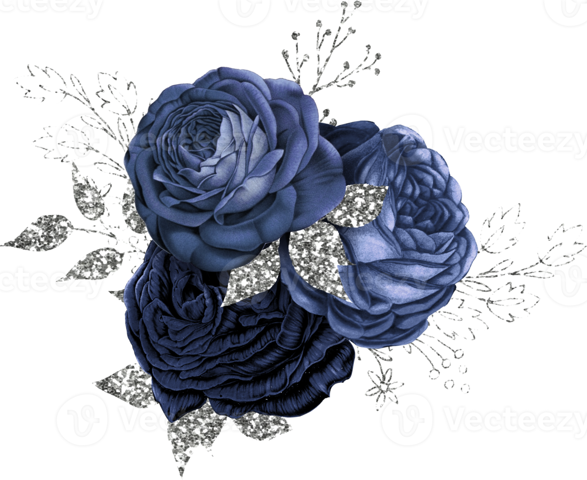 bouquet floreale ad acquerello png