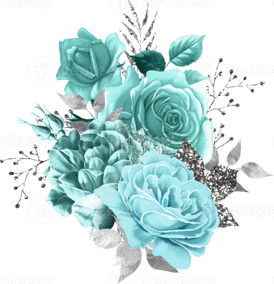 bouquet floral aquarelle png