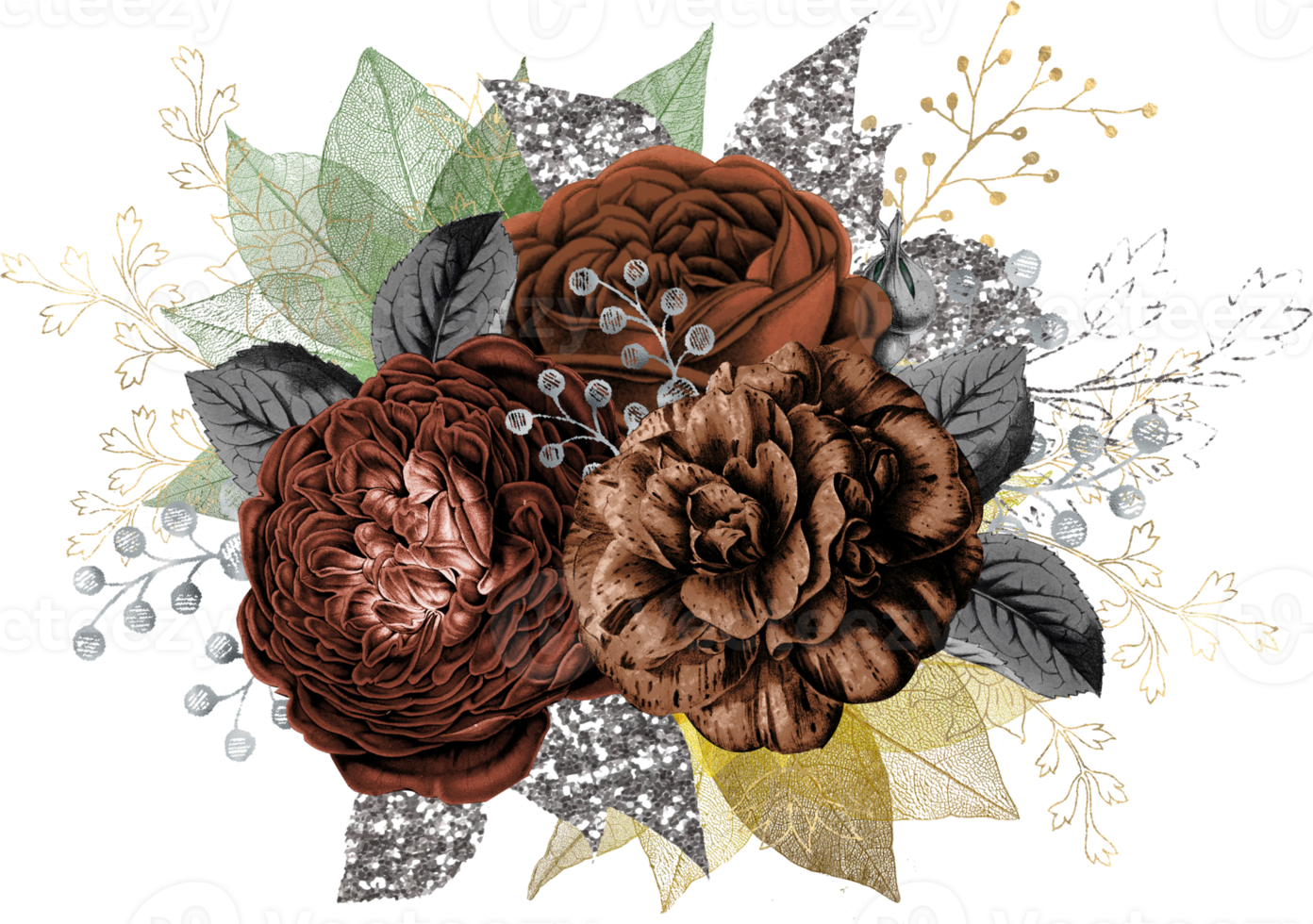 Watercolor Floral Bouquet png